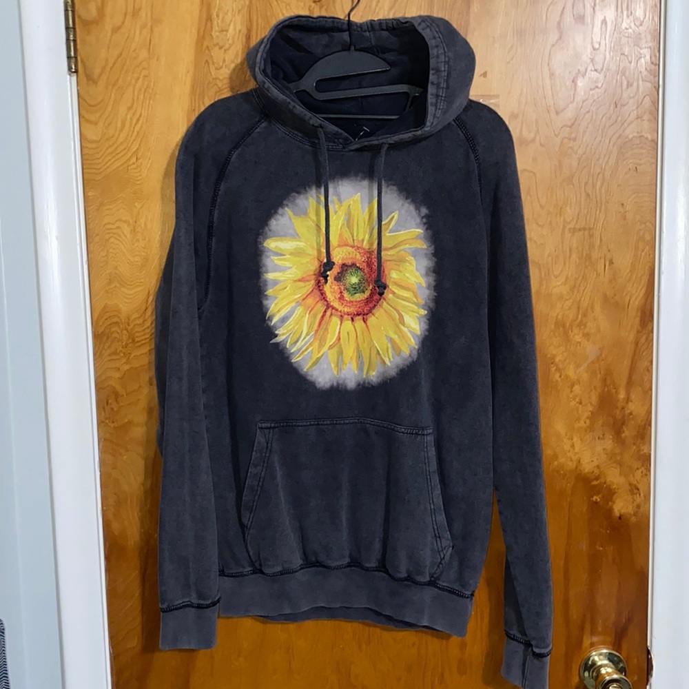 Altru Sunflower Graphic Hoodie Sweatshirt